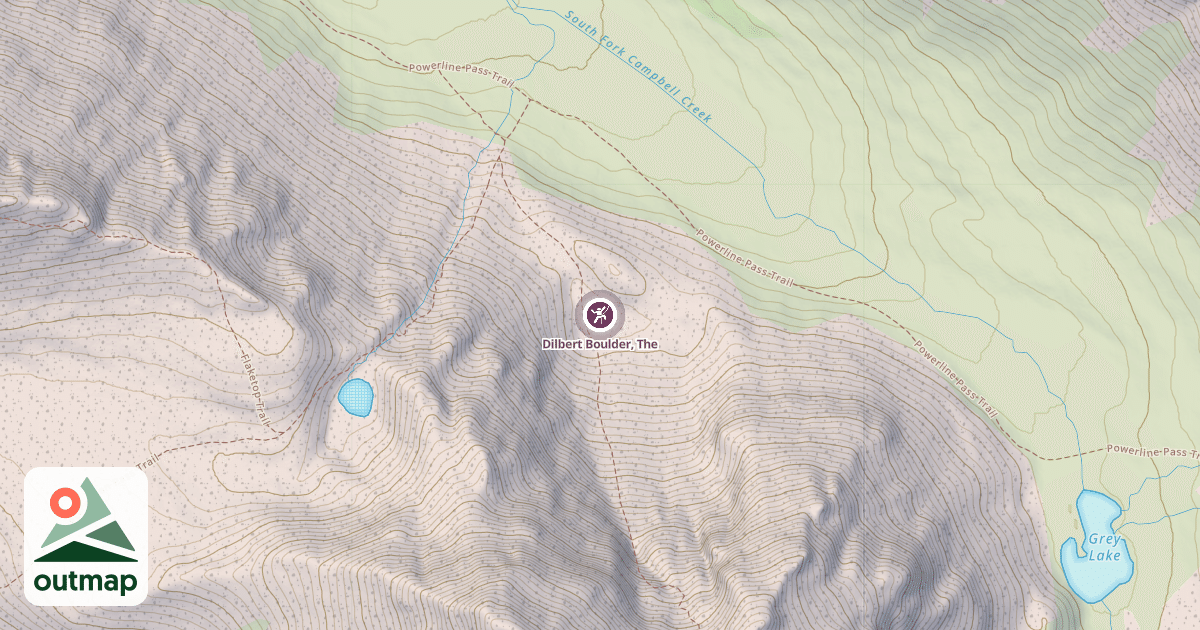 Map of Dilbert Boulder, The