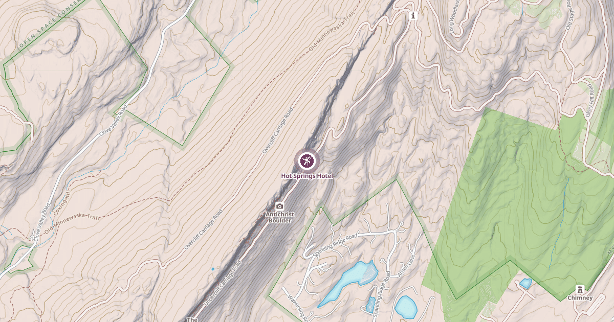 Map preview of Hot Springs Hotel
