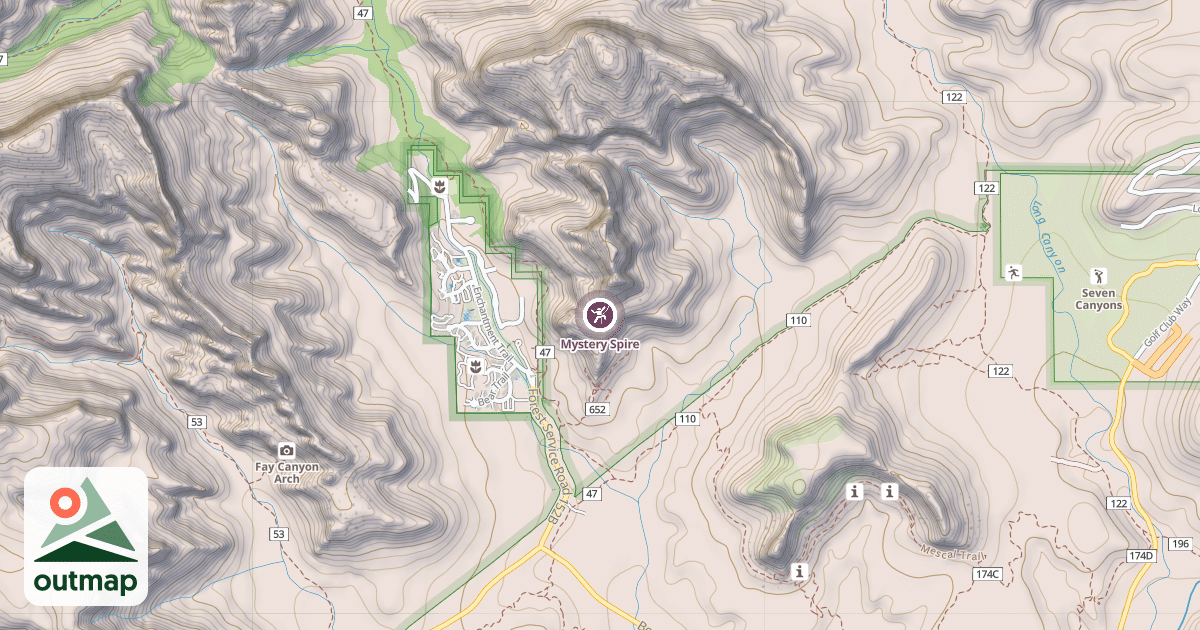 Map of Mystery Spire