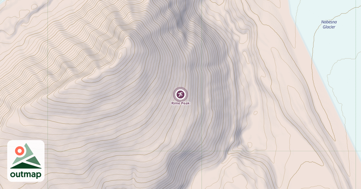 Map of Rime Peak