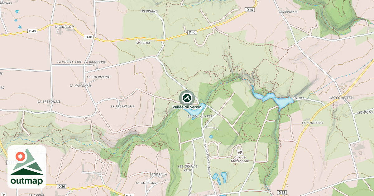 Map of Vallée du Serein