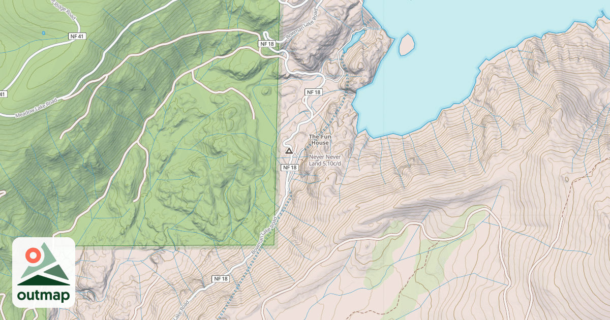 Map of Never Never Land