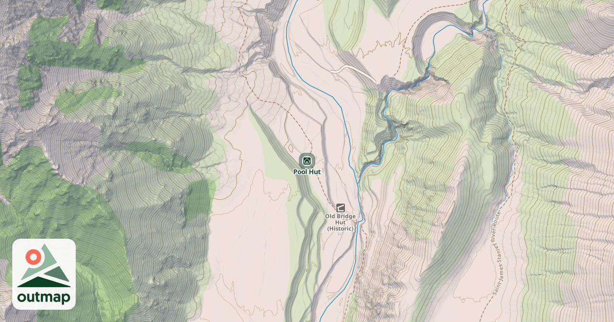 Map of Pool Hut