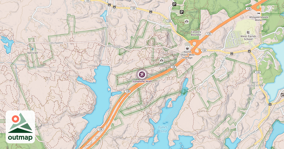 Map of Sunshine Wall