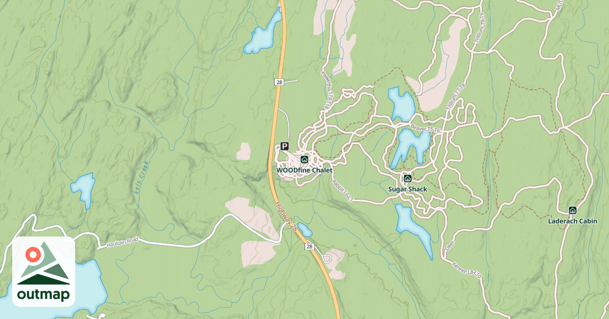 Map of WOODfine Chalet