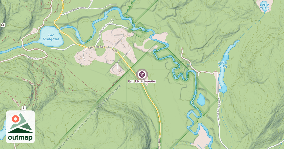 Map of Parc Récréoforestier