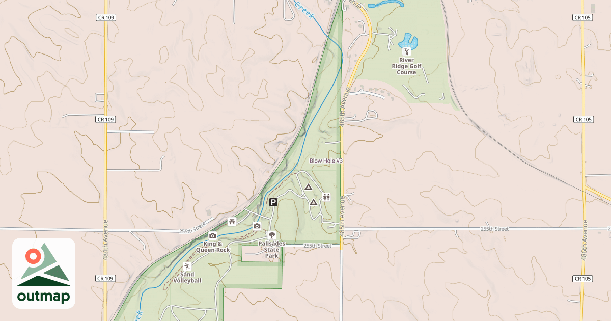 Map of Blow Hole