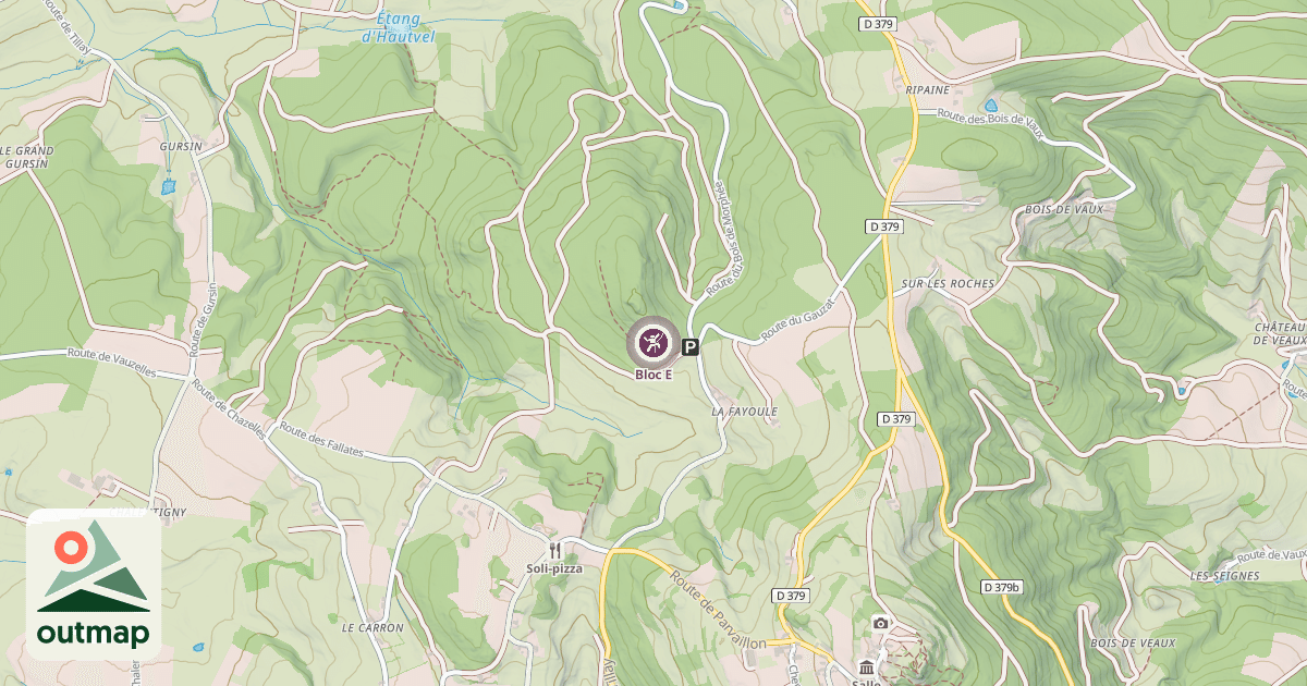 Map of Bloc E