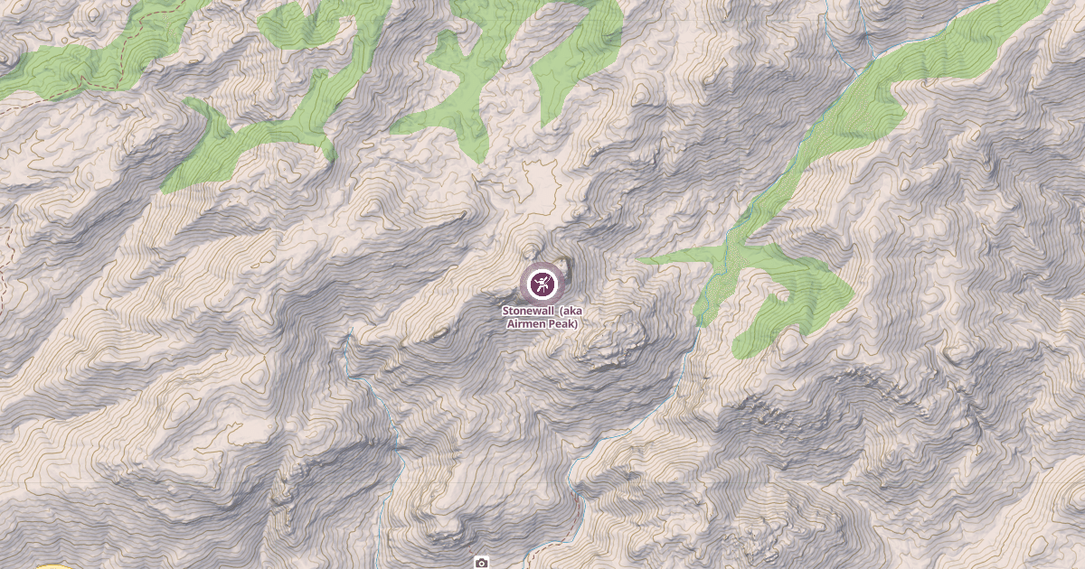 Map preview of Stonewall  (aka Airmen Peak)
