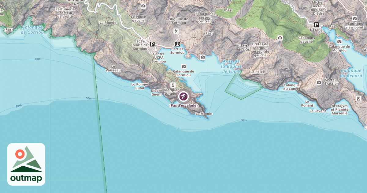 Map of (Pas d'escalade)
