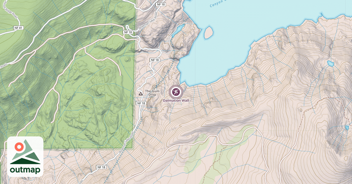 Map of Dalmation Wall