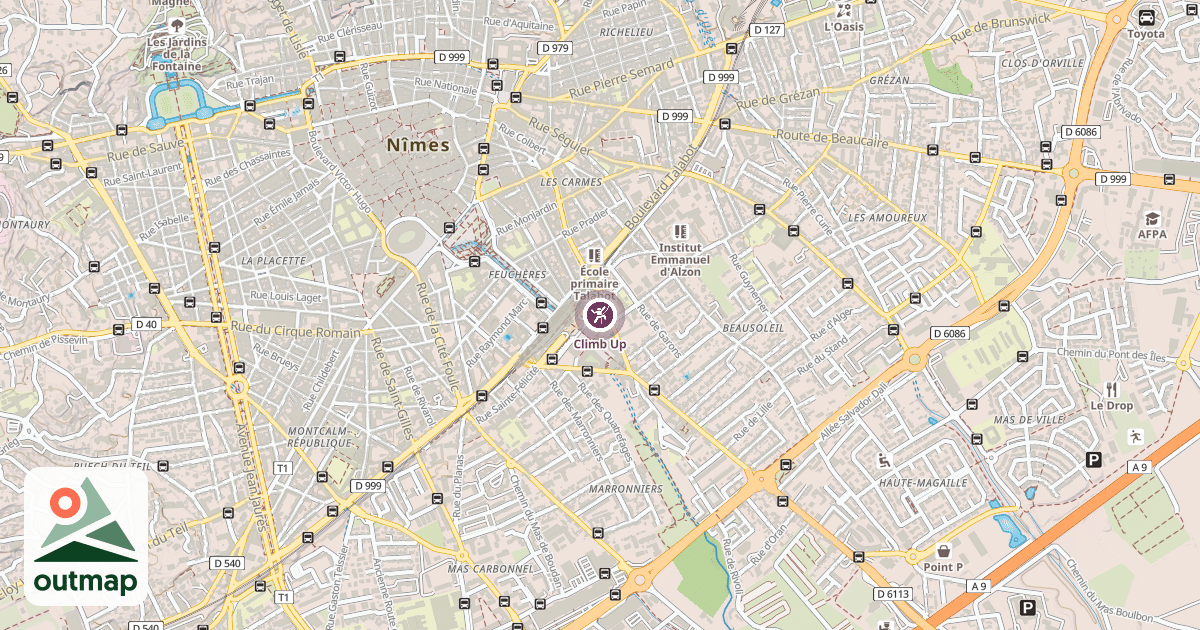 Map of Climb Up