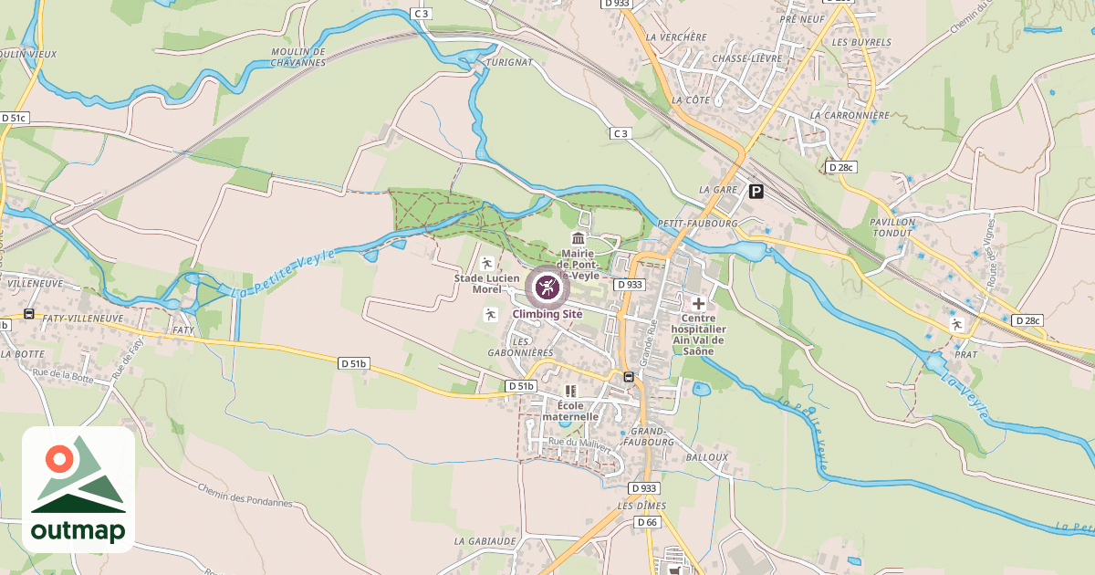 Map of Climbing Site