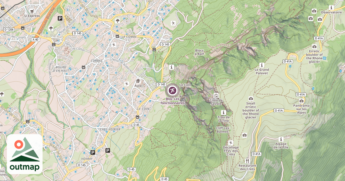 Map of Bloc Les fonctionnaires