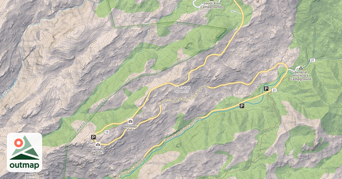 Map of Baker's Half Dozen