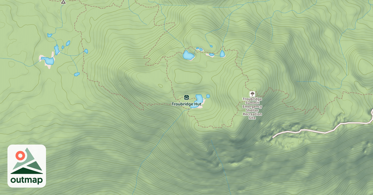 Map of Troubridge Hut