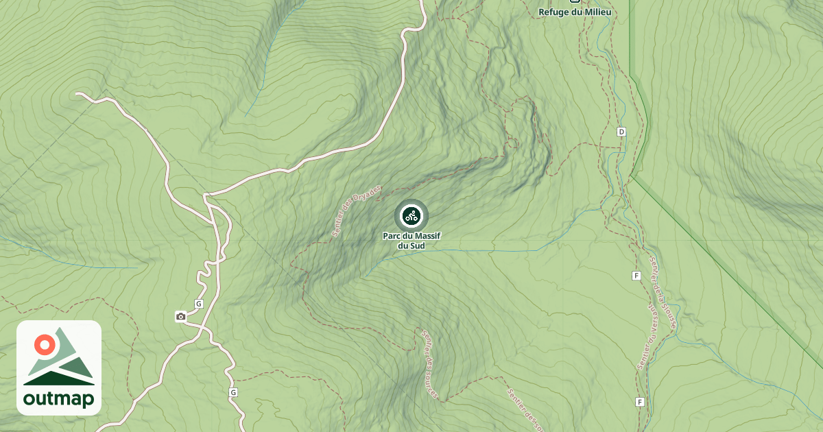 Map of Parc du Massif du Sud