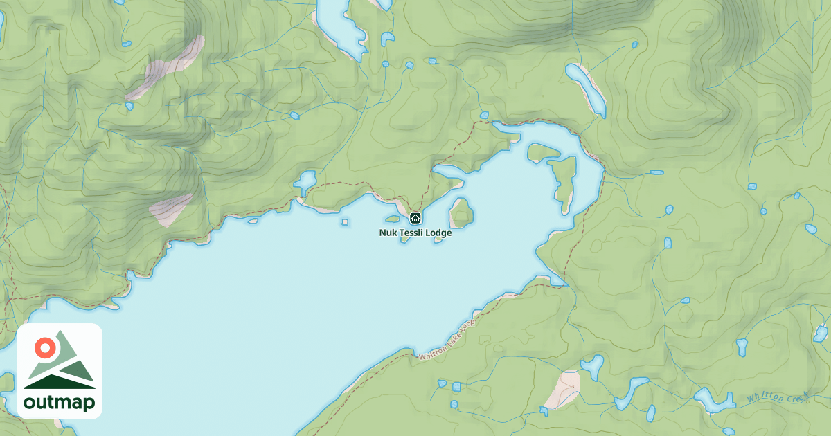 Map of Nuk Tessli Lodge