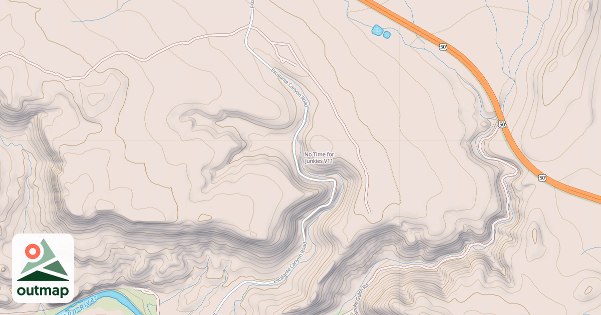 Map of No Time for Junkies