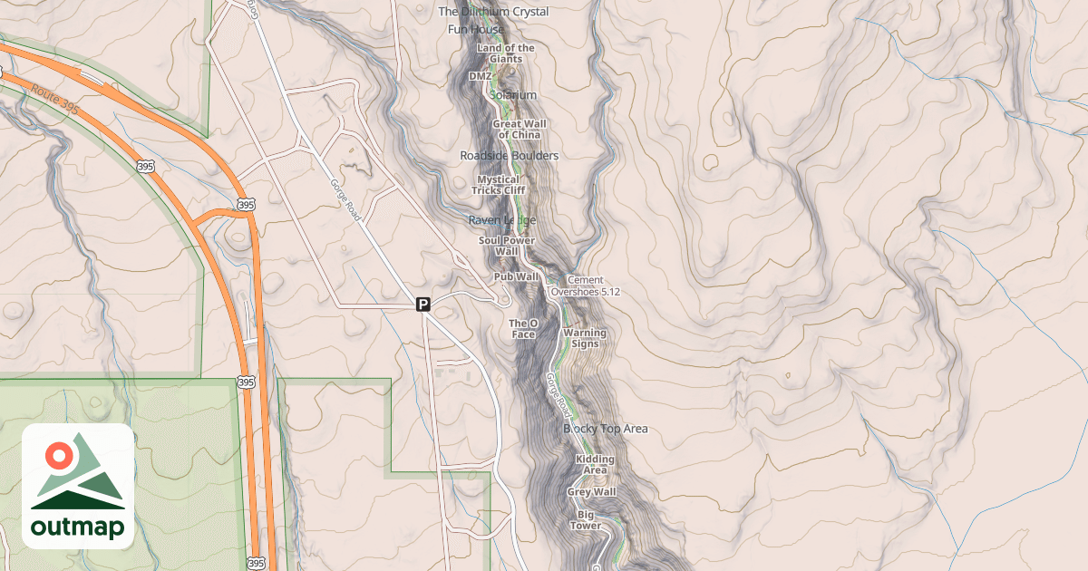 Map of Cement Overshoes