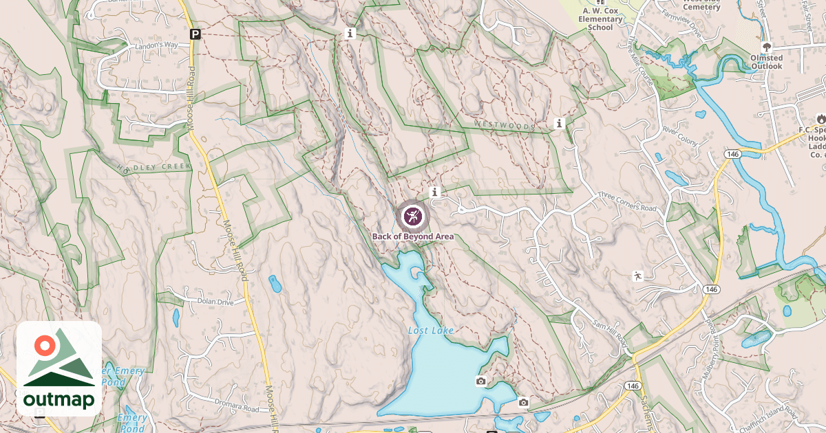 Map of Back of Beyond Area