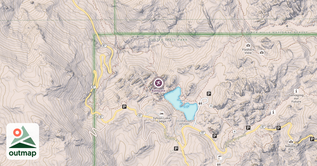 Map of Baldpate