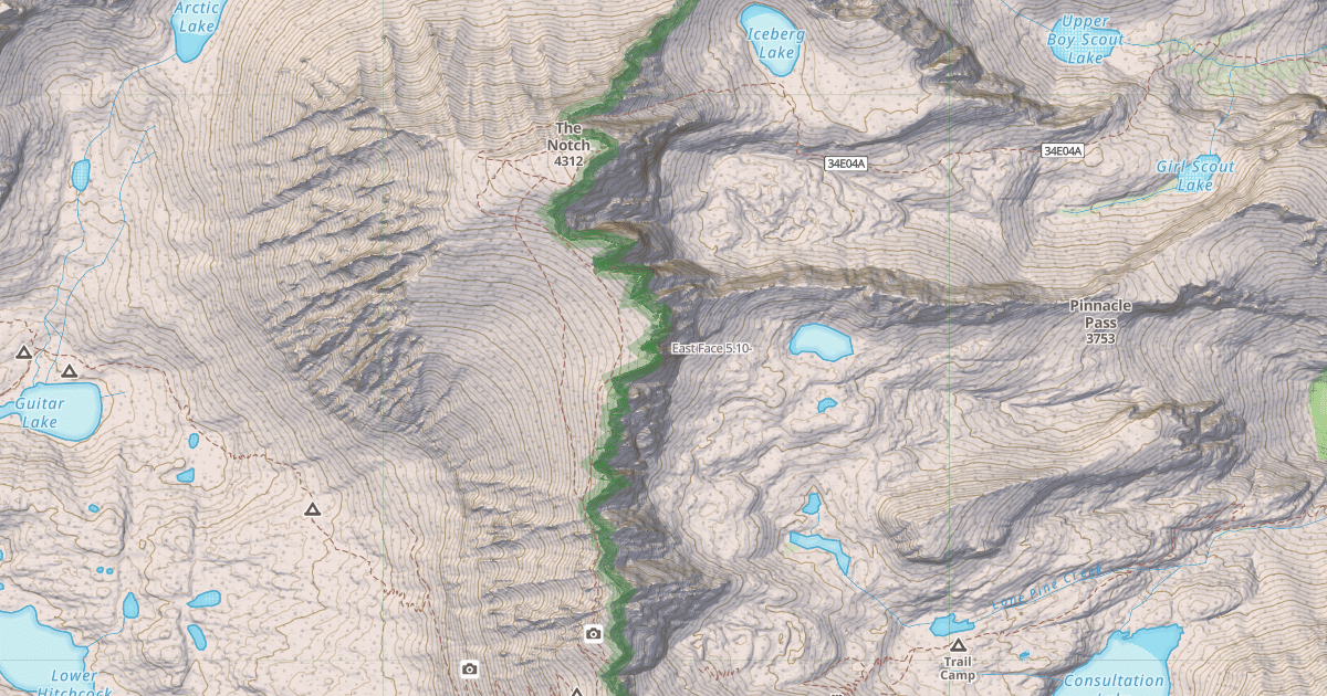 Map preview of East Face