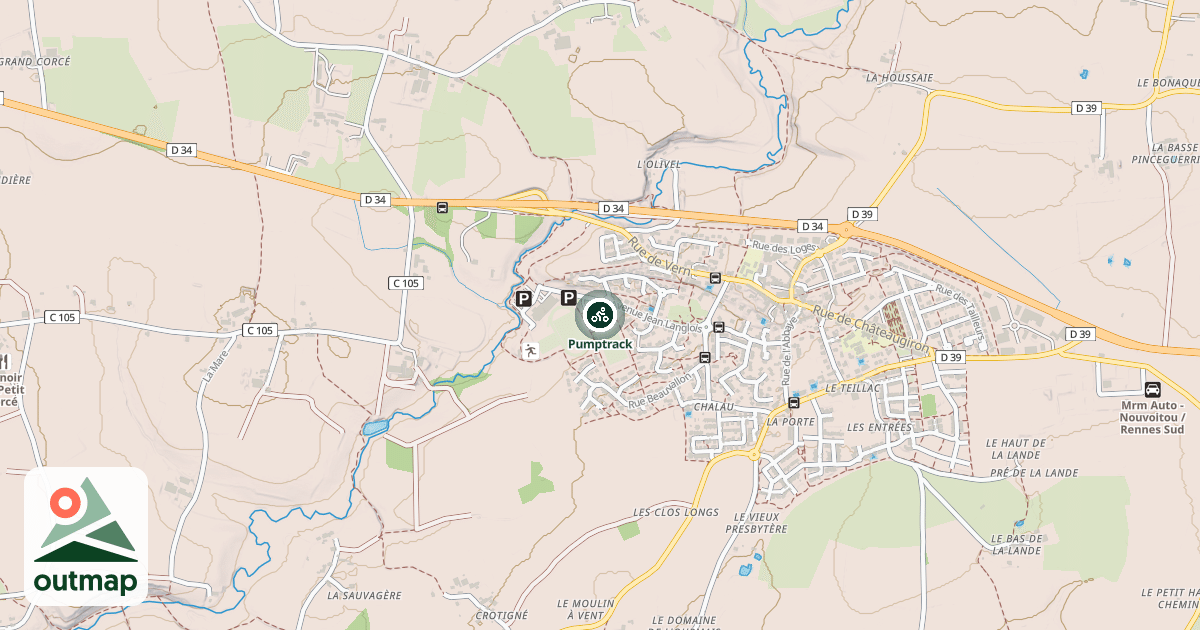 Map of Pumptrack