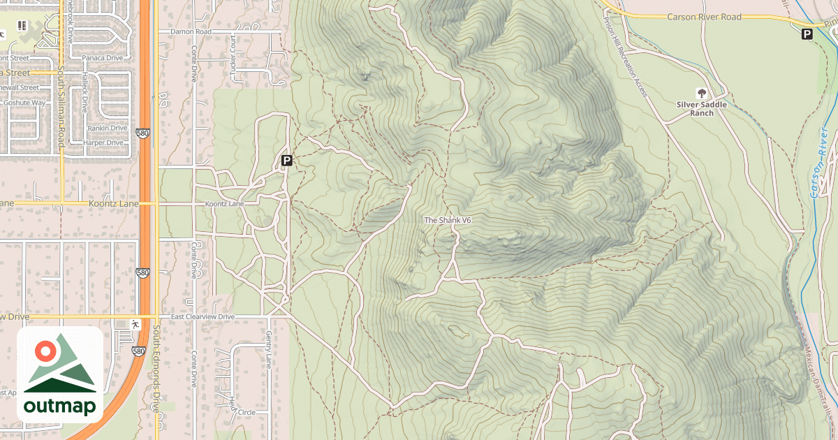 Map of The Shank