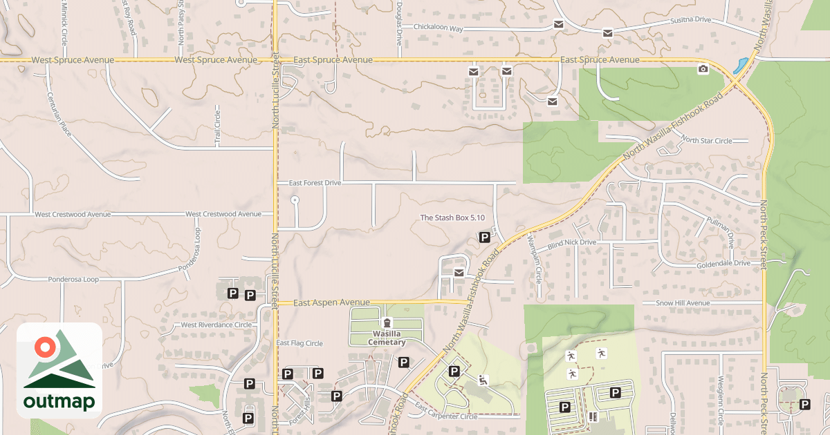 Map of The Stash Box