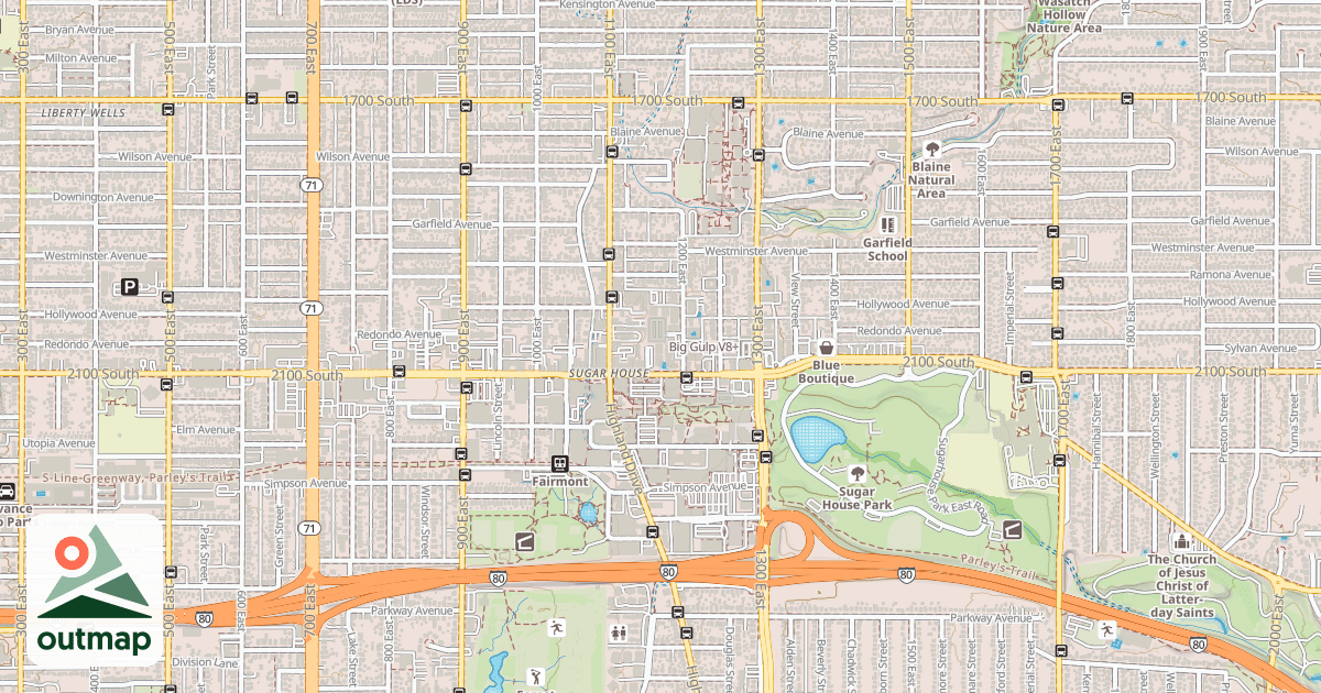 Map of Big Gulp