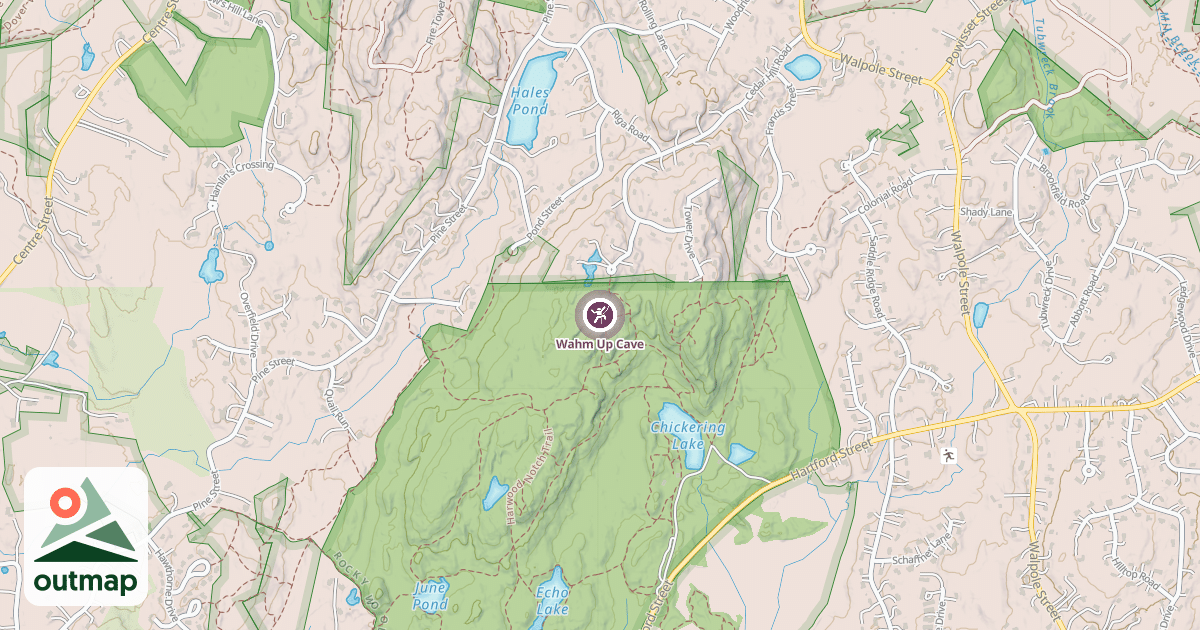 Map of Wahm Up Cave