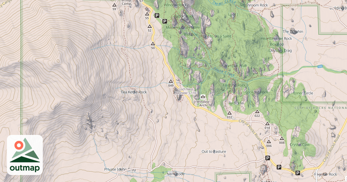 Map of Loch Ness Monster