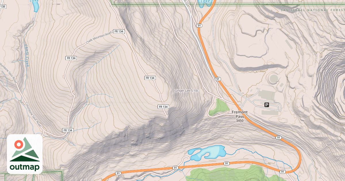 Map of Ginger Lee