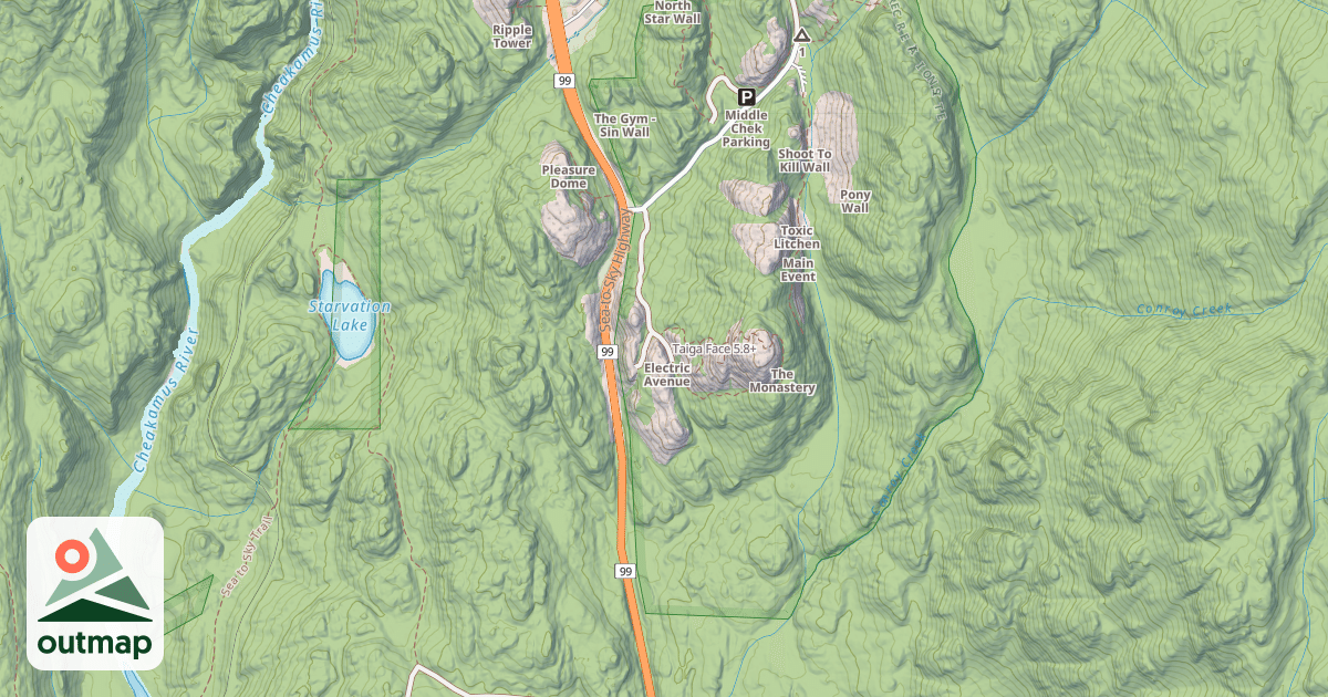Map of Taiga Face