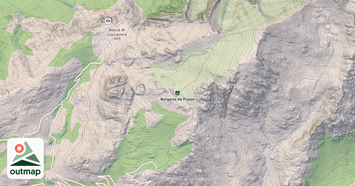 Map of Bergerie de Piazze