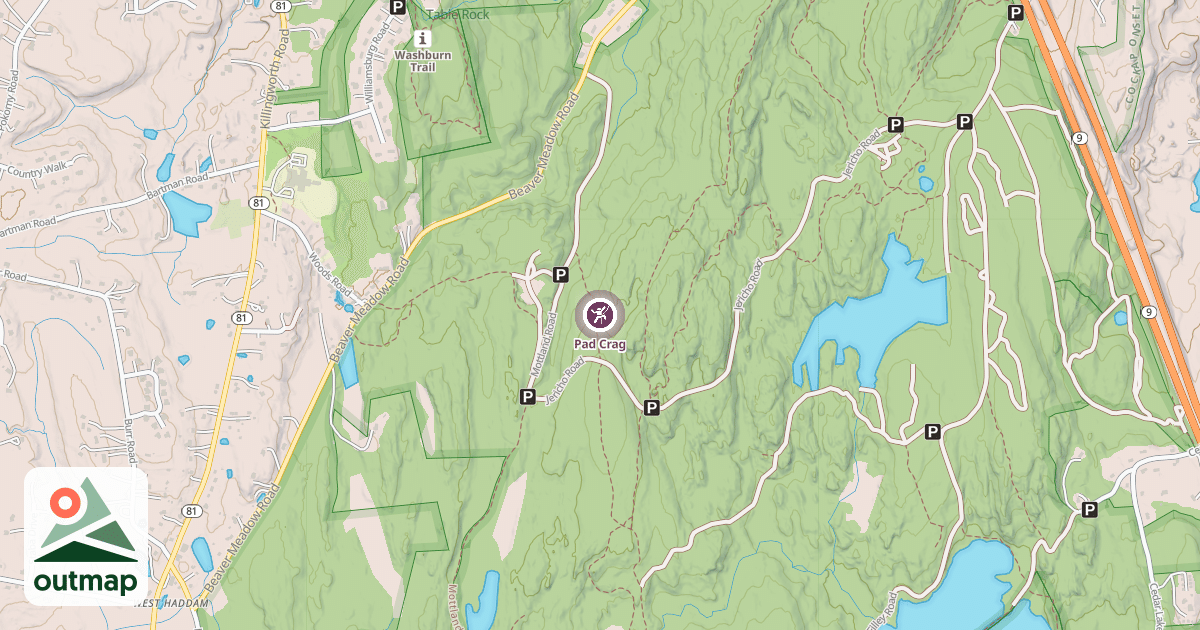 Map of Pad Crag
