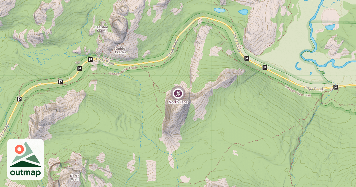Map of North Face