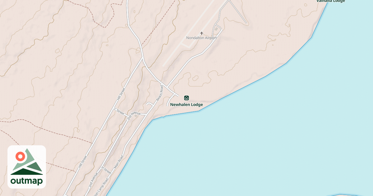 Map of Newhalen Lodge