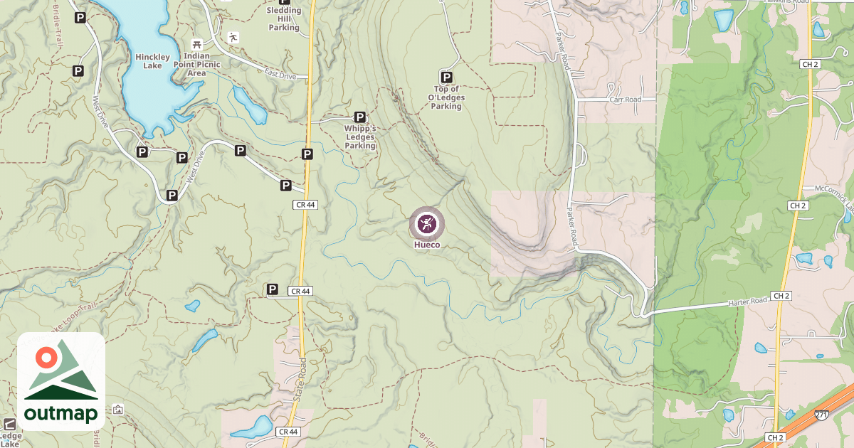 Map of Hueco