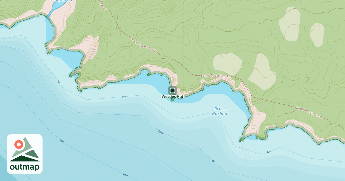 Map of Westies Hut