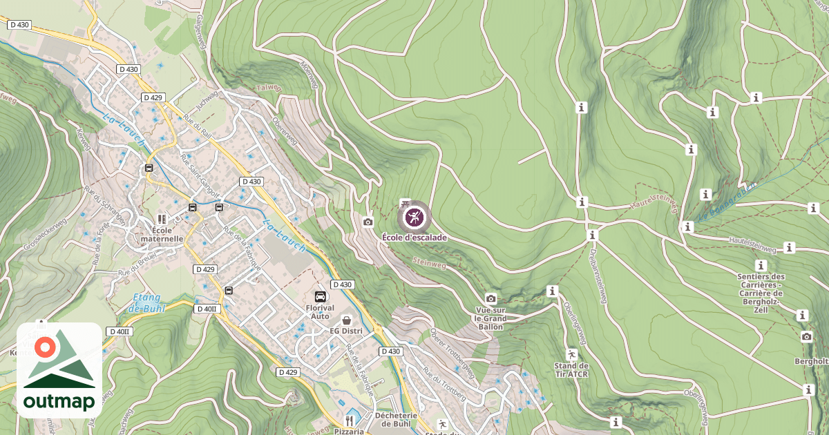 Map of École d'escalade