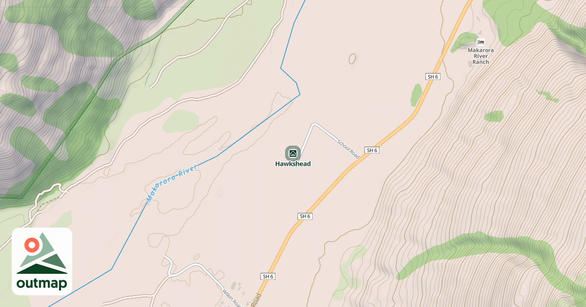 Map of Hawkshead