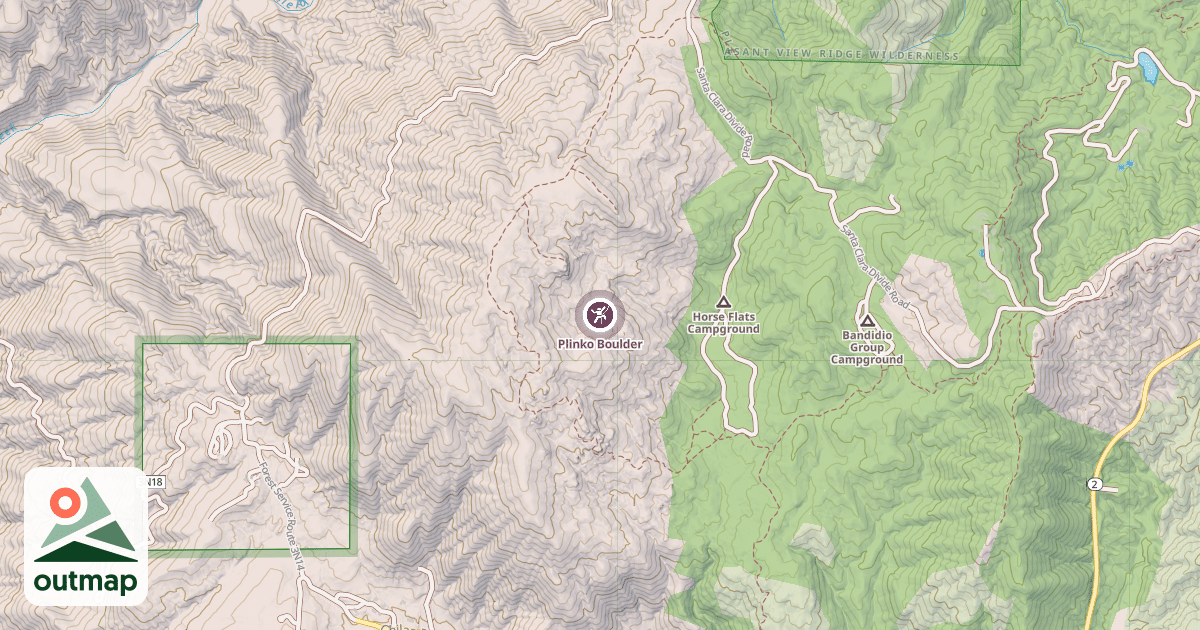 Map of Plinko Boulder