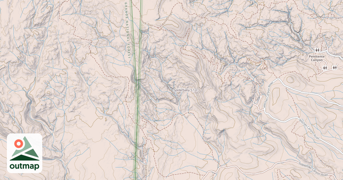 Map of Spiderbaby