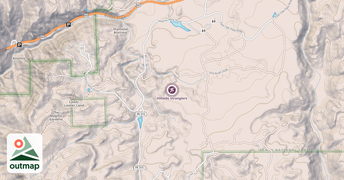 Map of Hillside Stranglers