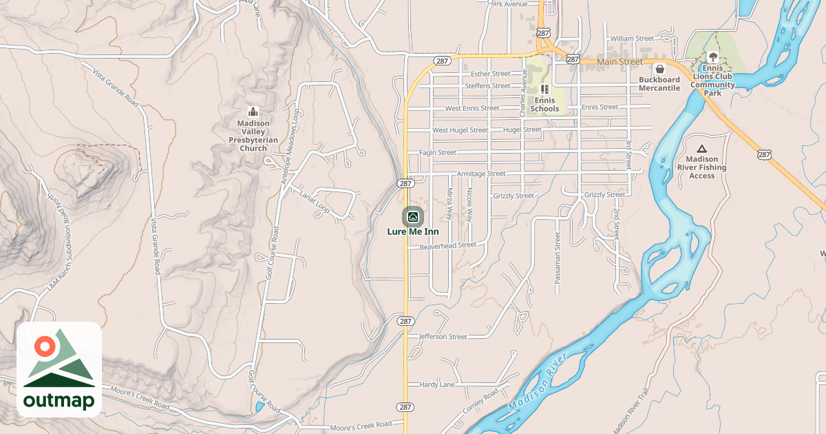 Map of Lure Me Inn