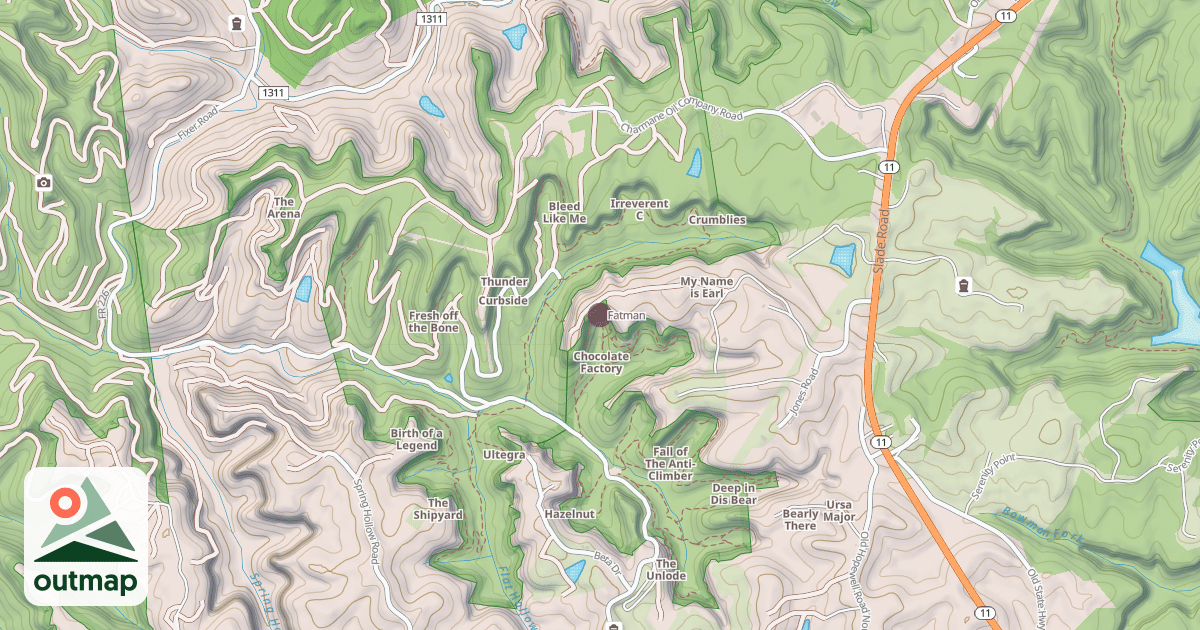 Map of Fatman