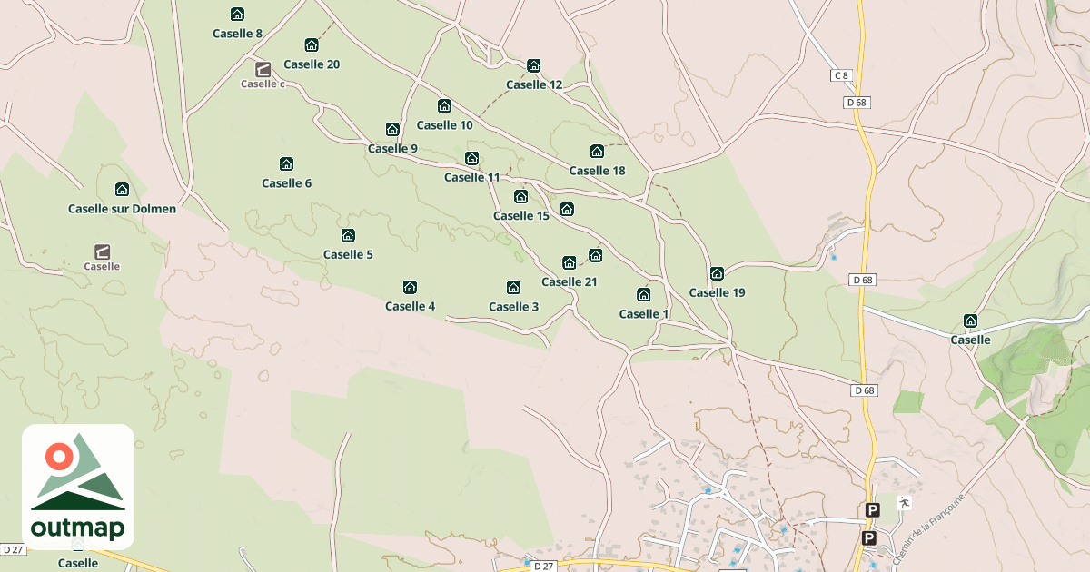 Map of Caselle 2