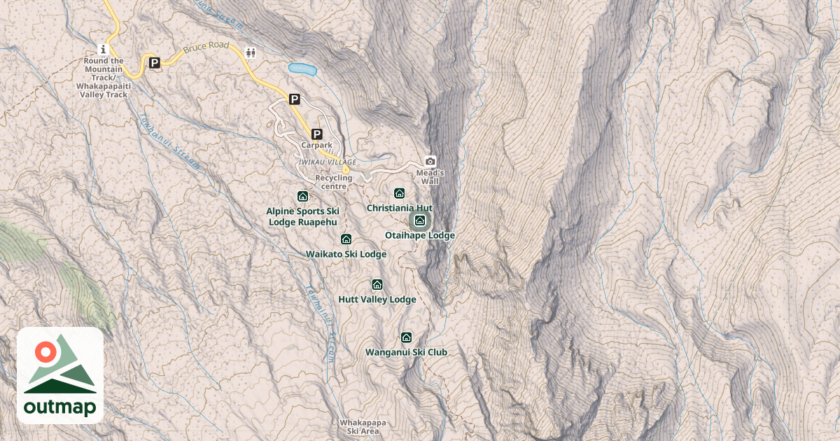 Map of Otaihape Lodge